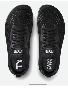 TYR Dropzero Lace Black Performance Knit Sneakers